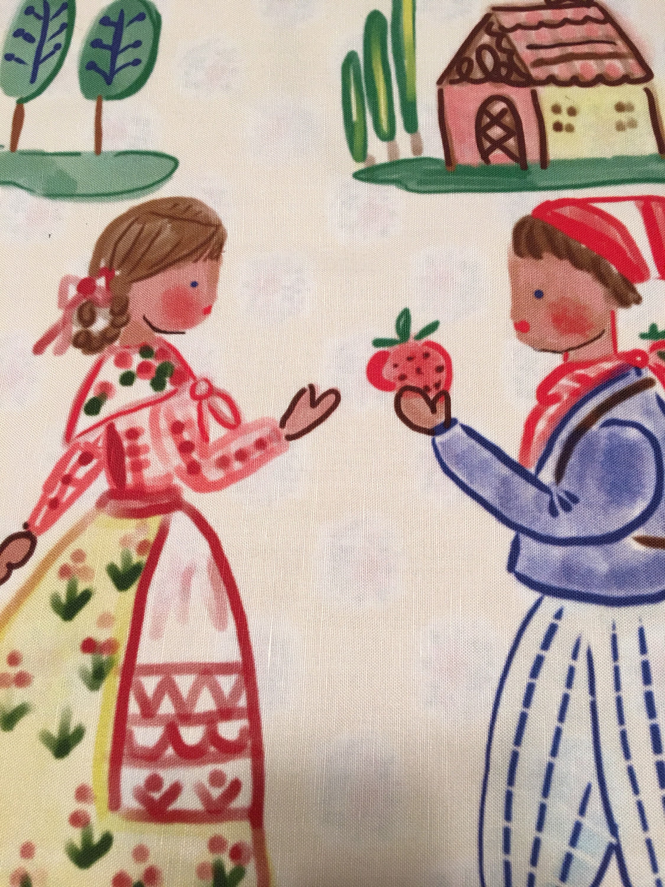 Tea Towel - Folk Art - Tricia Lowenfield Design