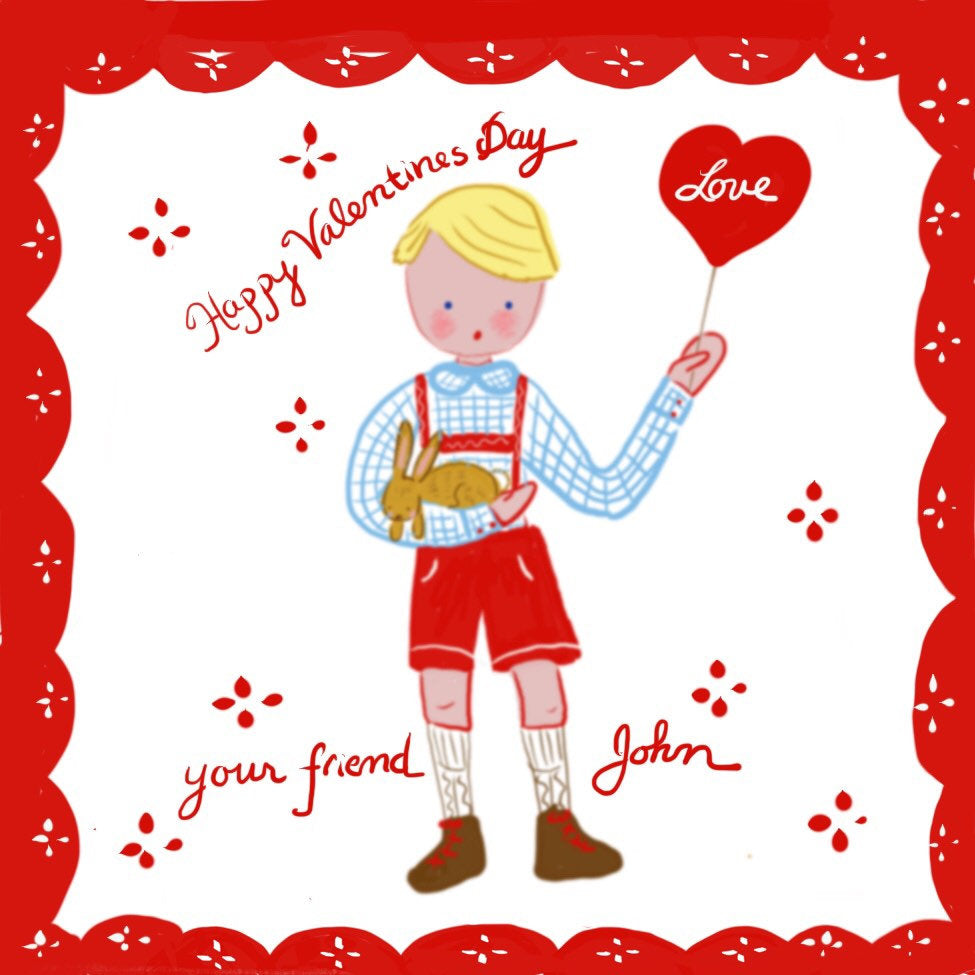 Valentine Tags-  Personalized for Multiple Children - Premium  from Tricia Lowenfield Design 