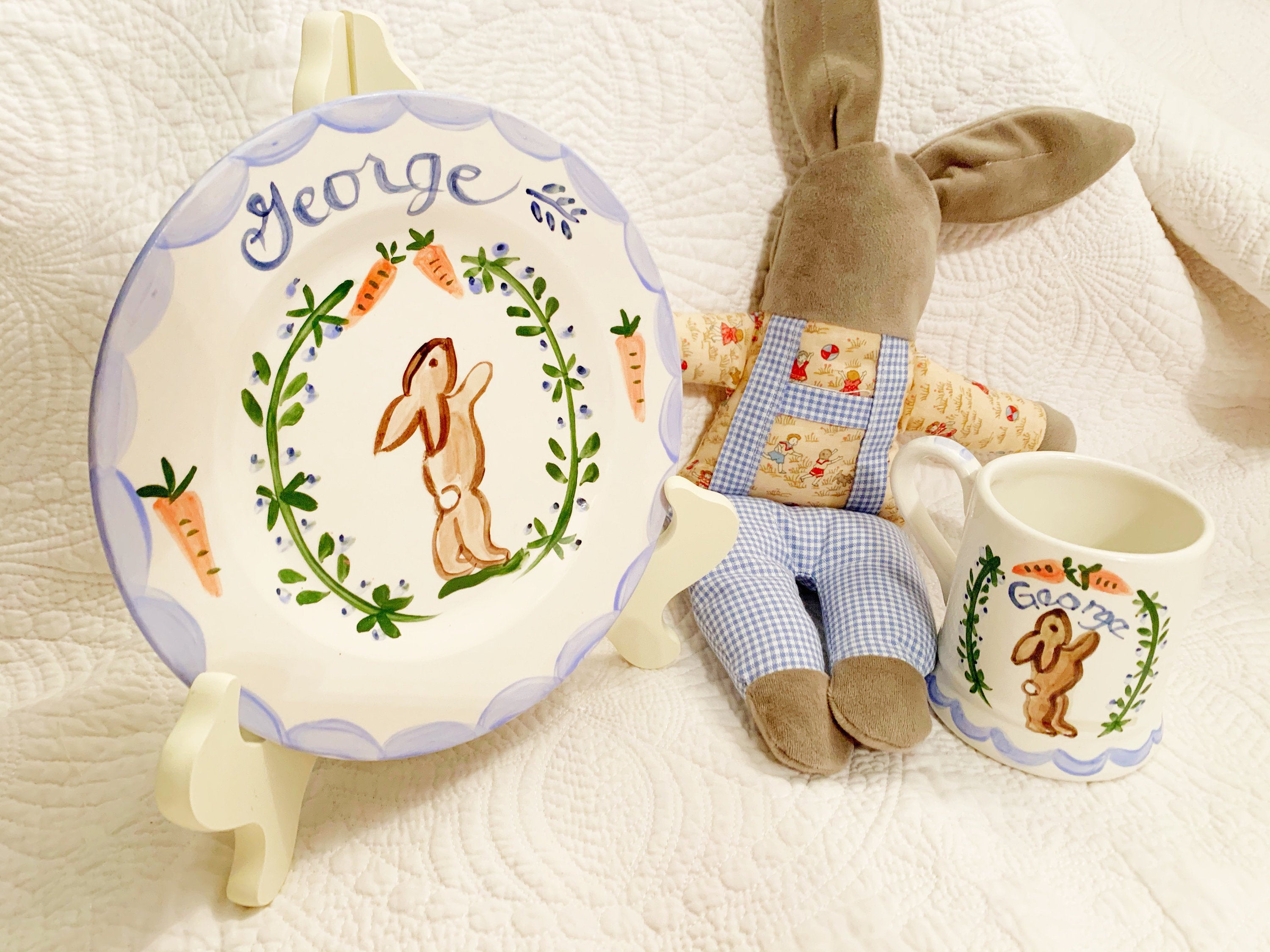 Children's Plate and Bowl Set, Personalized Plate SeT, Custom Children's Cup And Plate