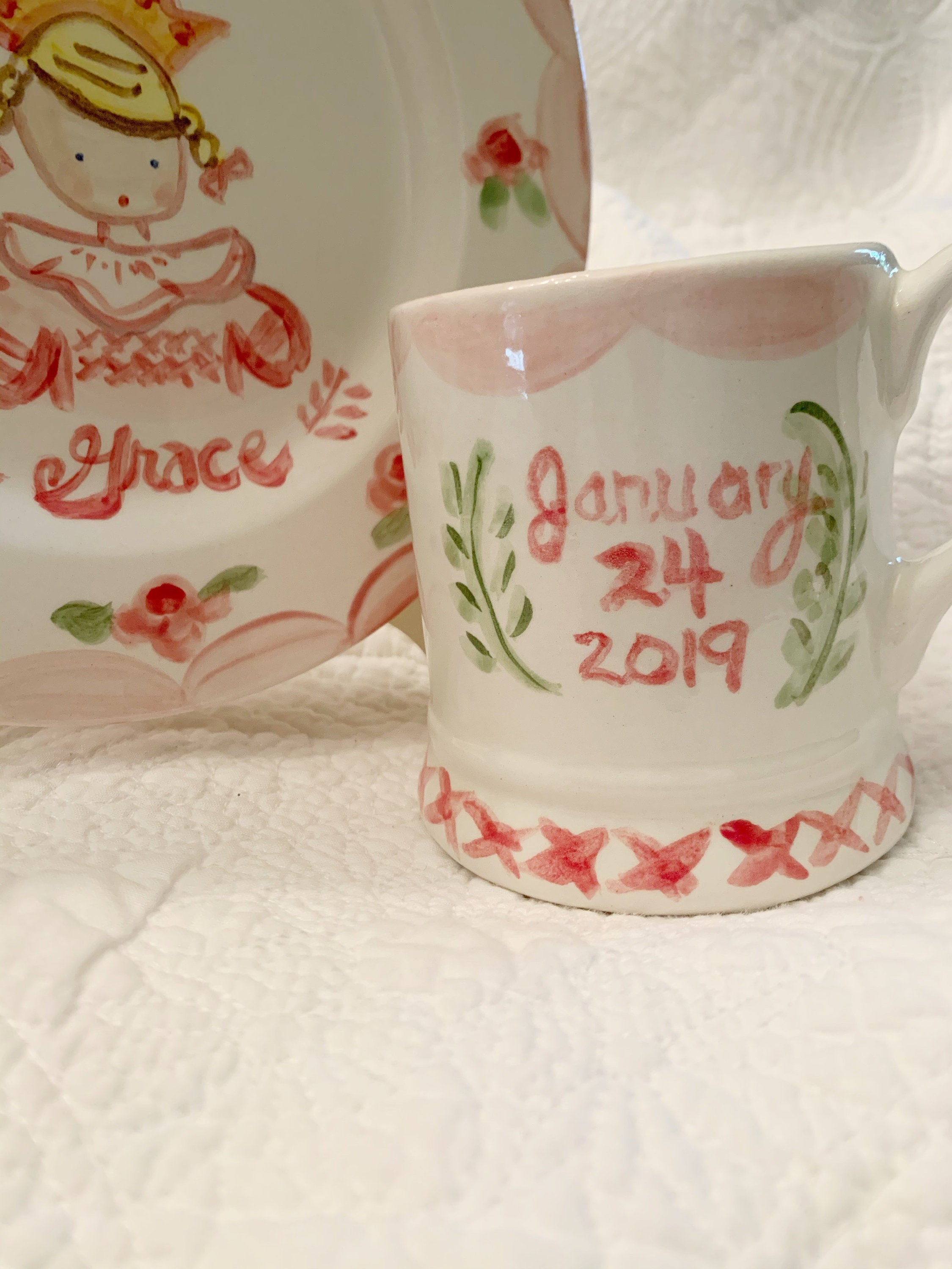 Personalized Girls Mug Cup - Tricia Lowenfield Design