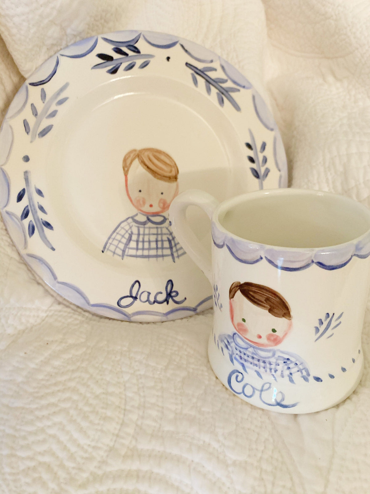 Children's Plate and Bowl Set, Personalized Plate SeT, Custom Children's Cup And Plate