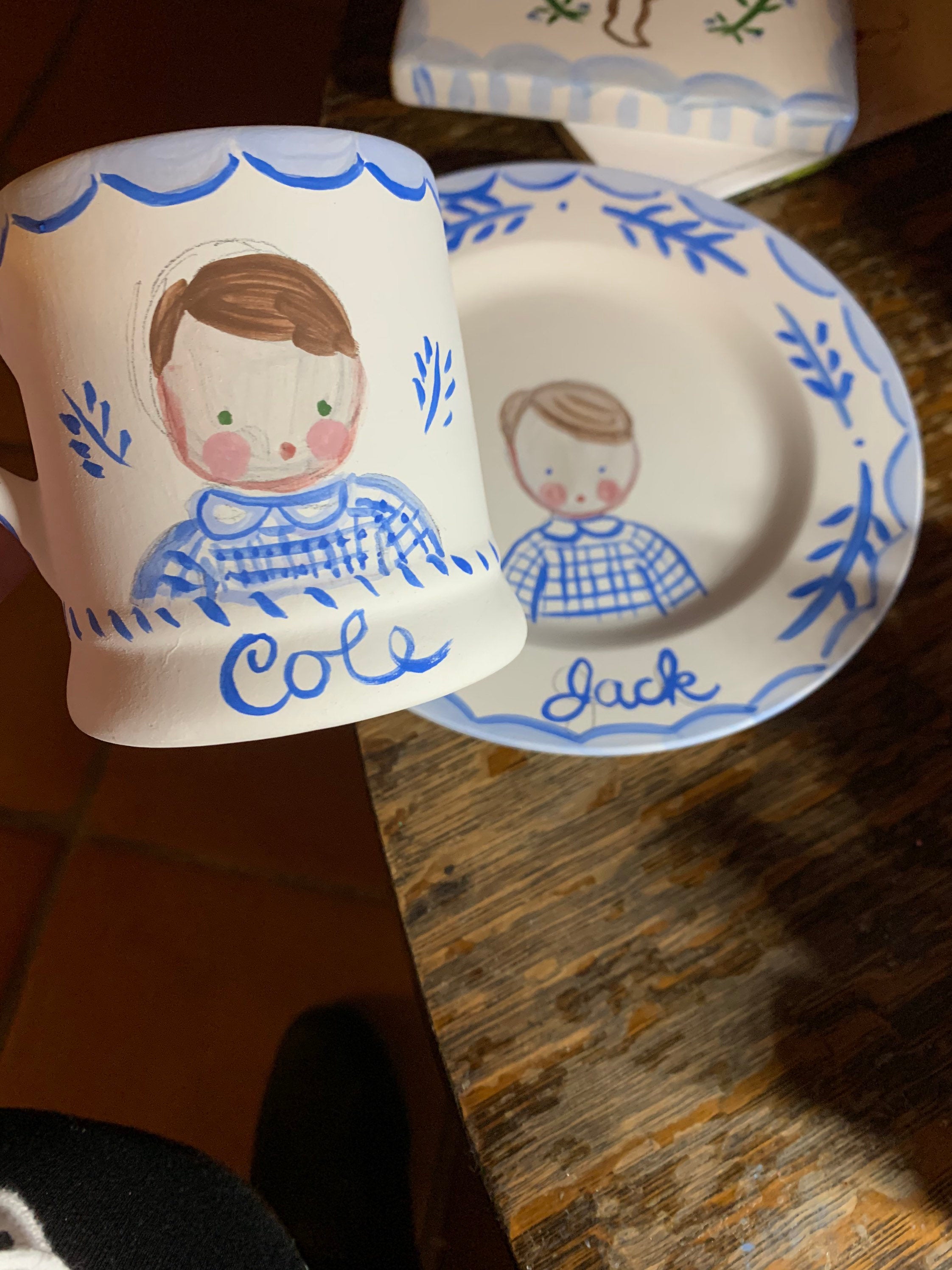 Children's Plate and Bowl Set, Personalized Plate SeT, Custom Children's Cup And Plate