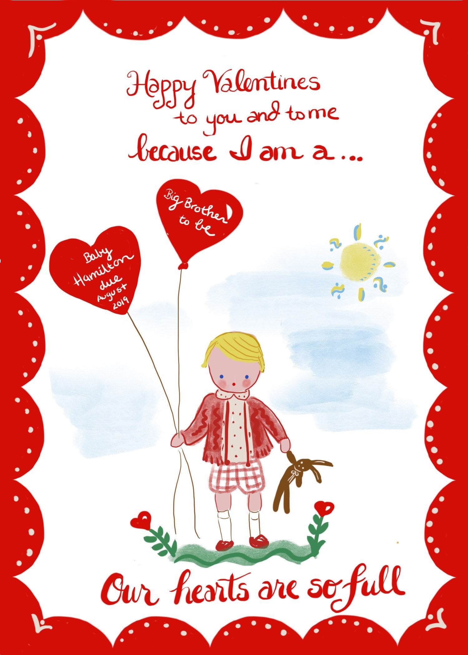 Fully Custom Valentines Cards