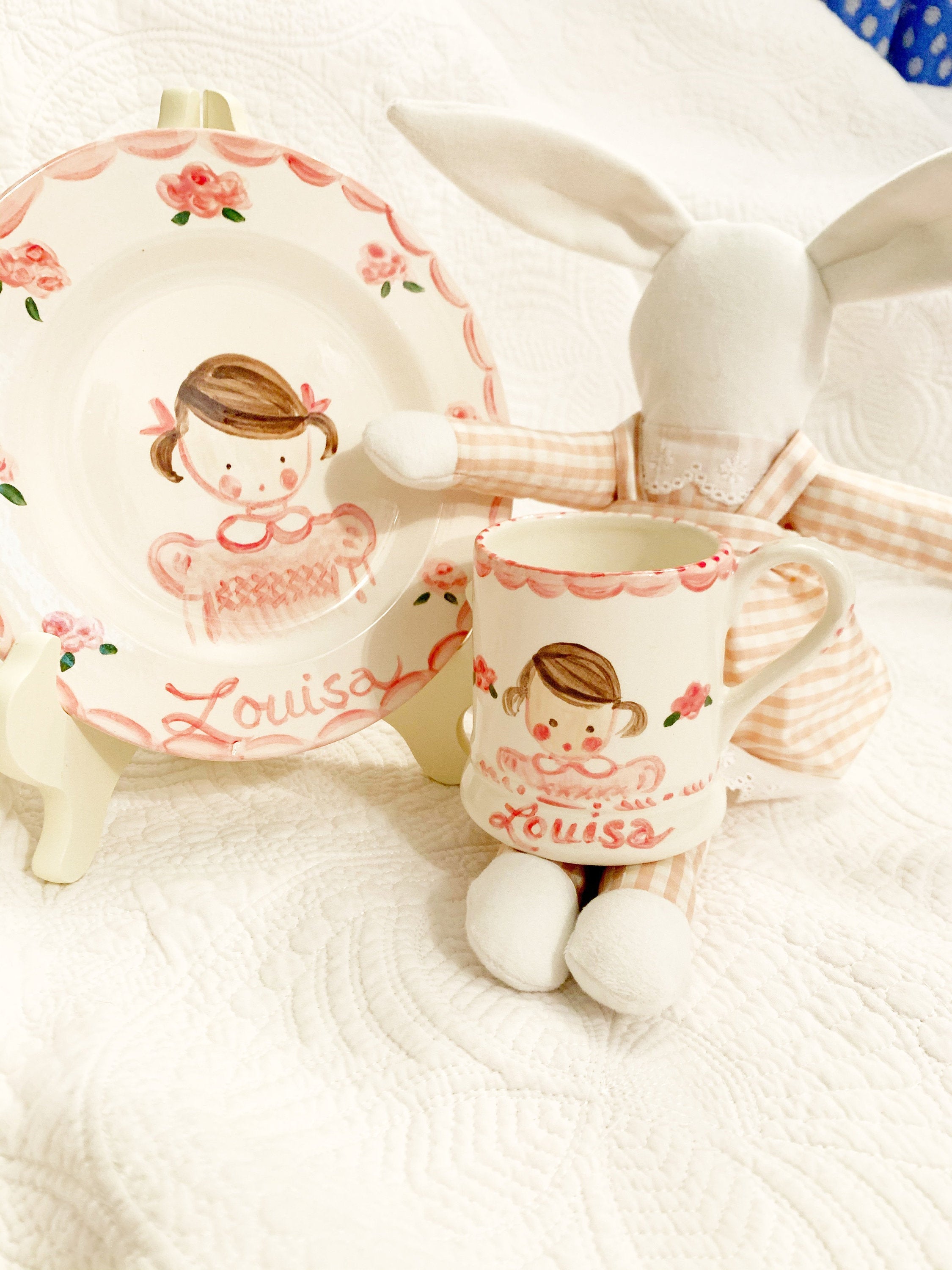 Children's Plate and Bowl Set, Personalized Plate SeT, Custom Children's Cup And Plate