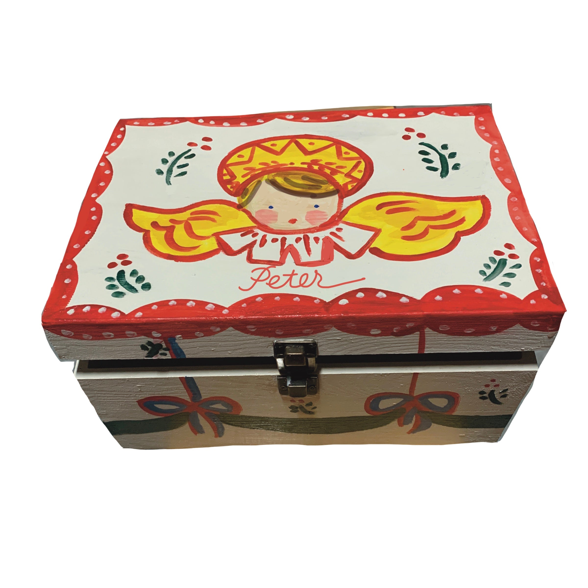 Handpainted Christmas Eve Box - Premium  from Tricia Lowenfield Design 