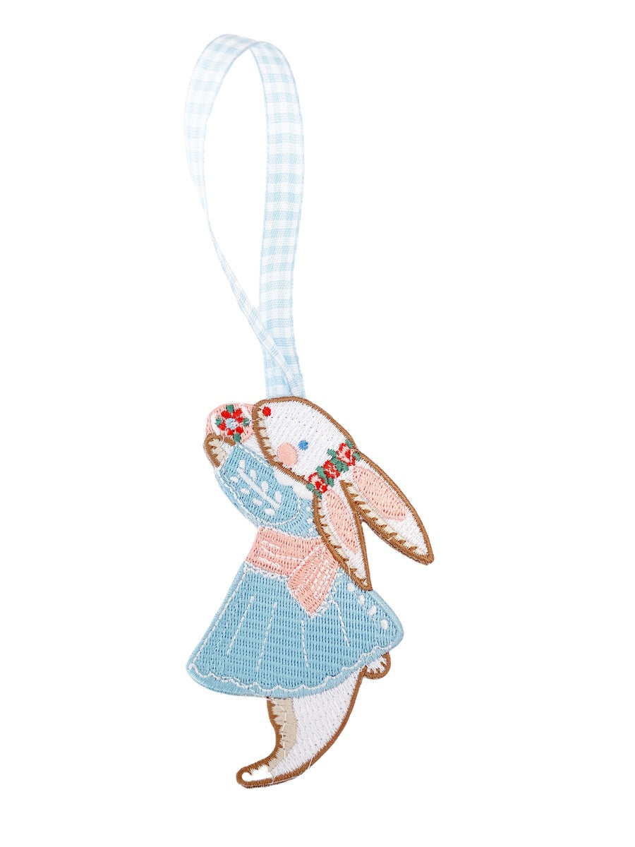 Bunny Embroidered Ornament