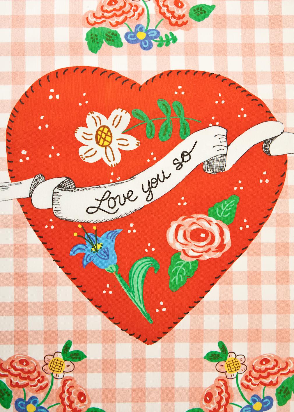 Love You So Tea Towel - Premium  from Tricia Lowenfield Shop 
