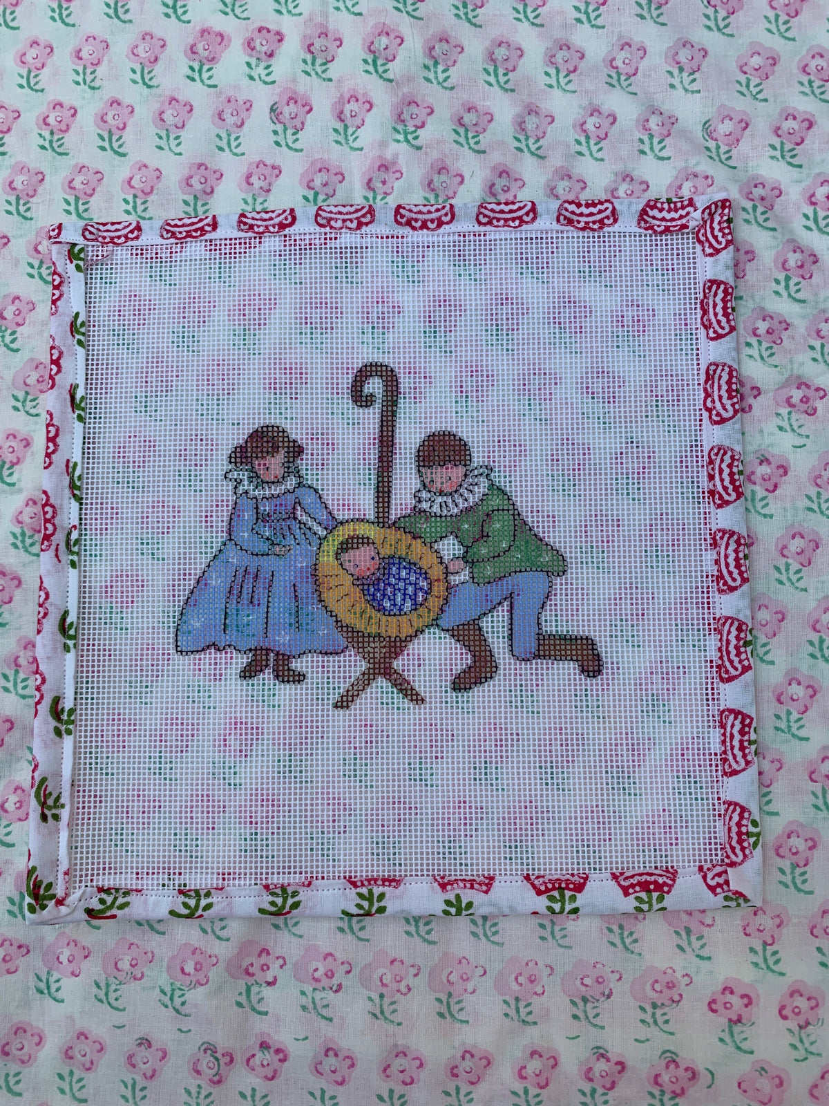 Needlepoint Nativity Scene