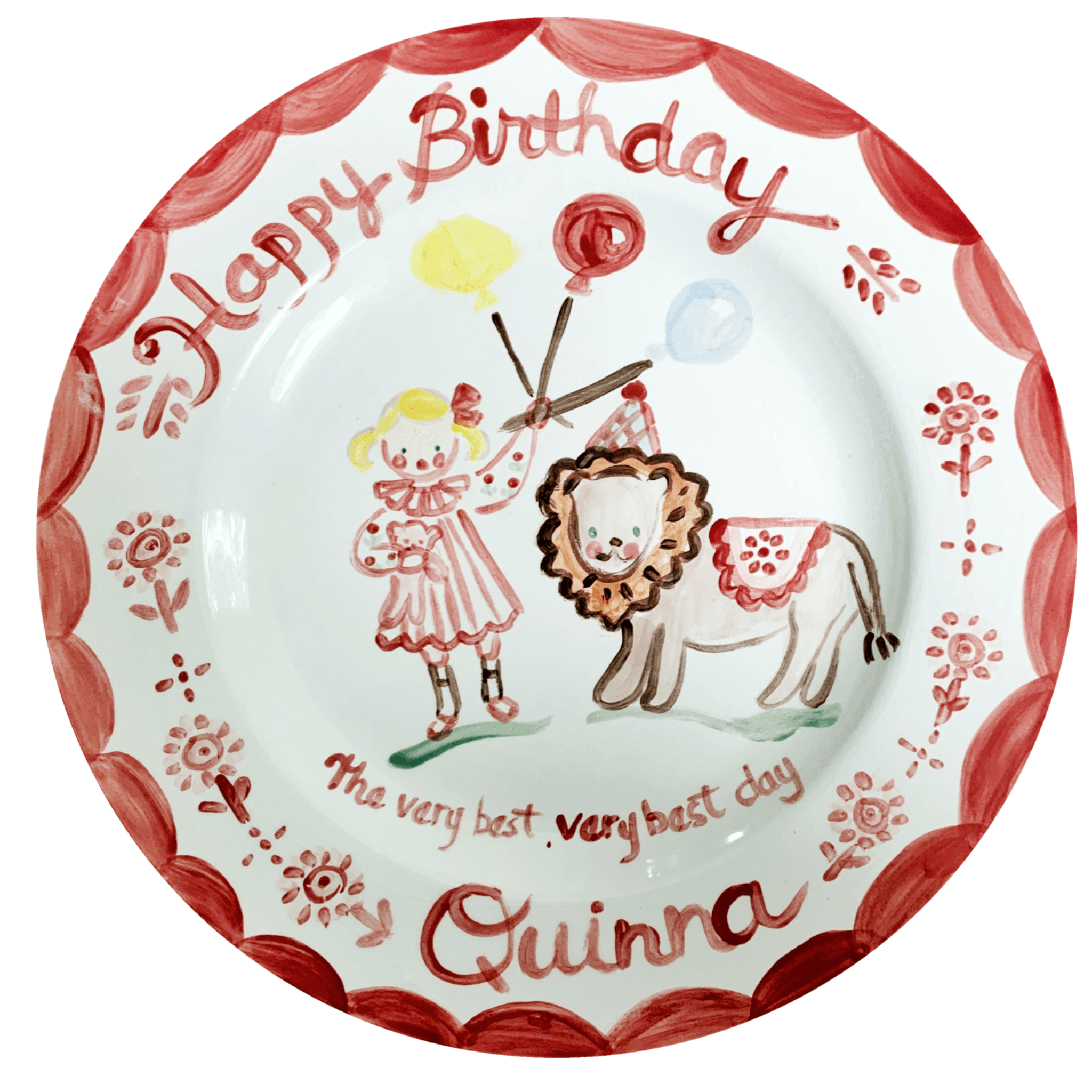 Ceramic Birthday Plate
